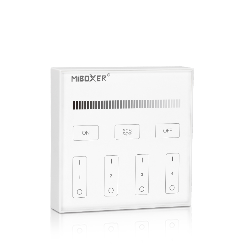 4-Zonen-Panel-Fernbedienung | für einfarbige LED | Weiß | Miboxer | B1 – Bild 2