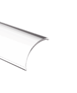 Klare Abdeckung für das Aluprofil Weser