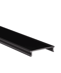 Schwarze Abdeckung für das Aluprofil Alster