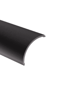 Schwarze Abdeckung für das Aluprofil Spree
