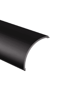 Schwarze Abdeckung für das Aluprofil Fulda