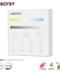 4-Zonen Fernbedienung | CCT | Weiß | Miboxer | B2
