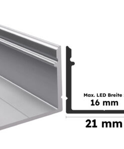 Eloxiertes Aluminium Aufputzprofil Ruhr