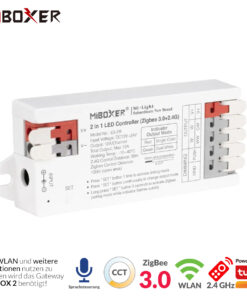2-in-1 LED-Controller | Einfarbig | CCT | Zigbee 3.0 + 2,4GHz | Miboxer | E2-ZR