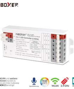 3-in-1 LED-Controller | RGB | RGBW | RGB+CCT | 2,4GHz | Miboxer | E3-RF