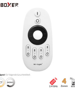 4-Zonen Fernbedienung | CCT | 2,4 GHz | Weiß | Miboxer | FUT006