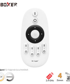 4-Zonen Fernbedienung | CCT | Weiß | Miboxer | FUT007