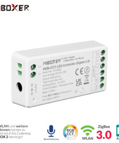 LED-Controller | RGB + CCT | Zigbee 3.0 + 2,4GHz | Miboxer | FUT039Z