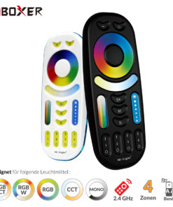 4 Zonen Fernbedienung | RGB+CCT | 2,4 GHz | Miboxer | FUT092