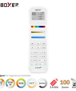 100 Zonen Fernbedienung | RGB+CCT | Weiß | Miboxer | FUT100