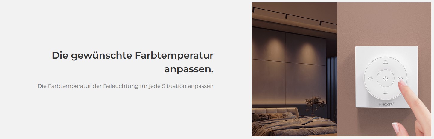 Drehbare Fernbedienung | CCT | Miboxer | K2 – Bild 7