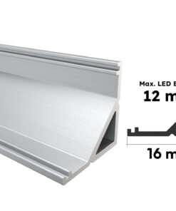 Eloxiertes Aluminium Eckprofil Weser