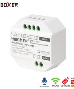 Smart Switch | 10 A | WiFi + 2,4GHz | Miboxer | WL-SW1