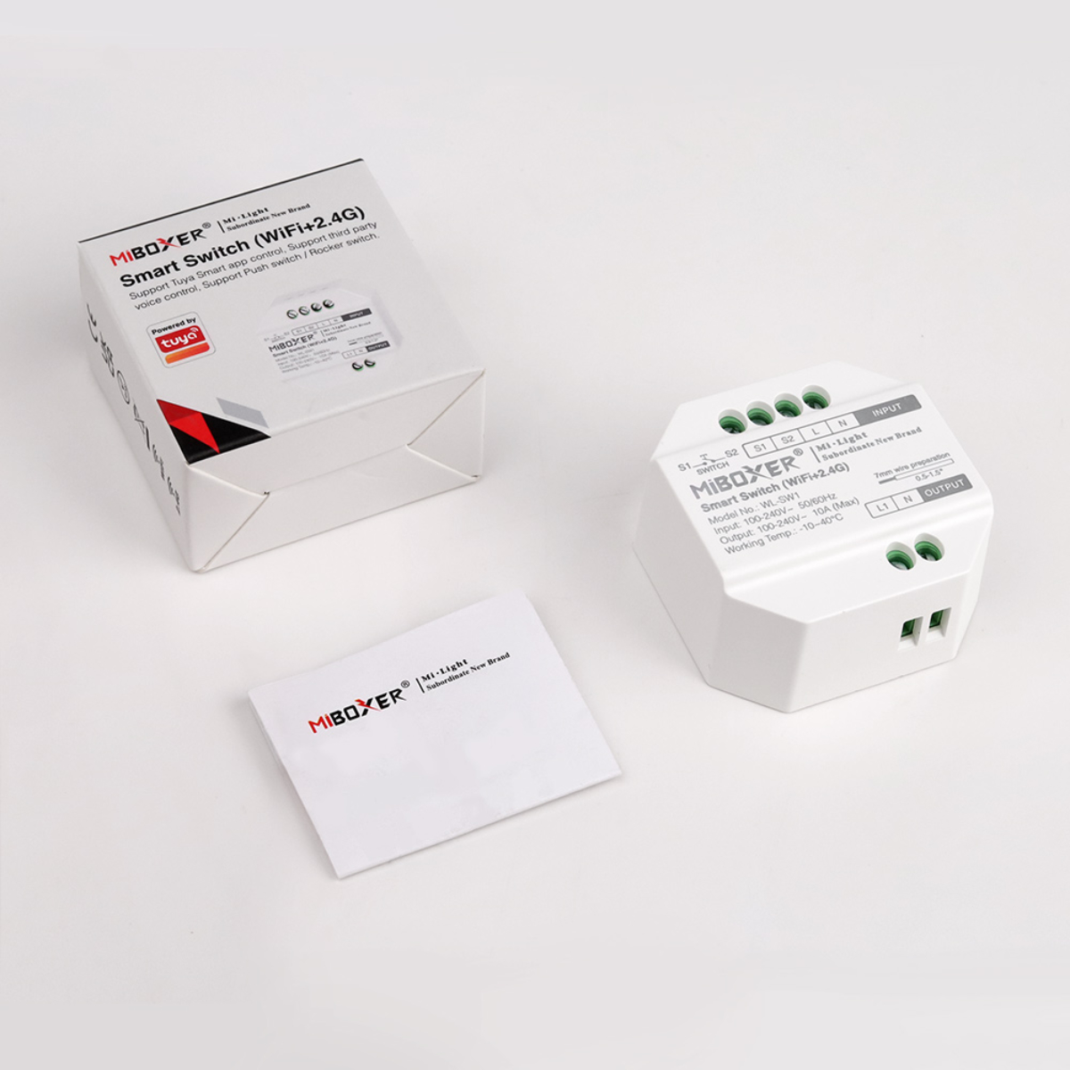 Smart Switch | 10 A | WiFi + 2,4GHz | Miboxer | WL-SW1 – Bild 3